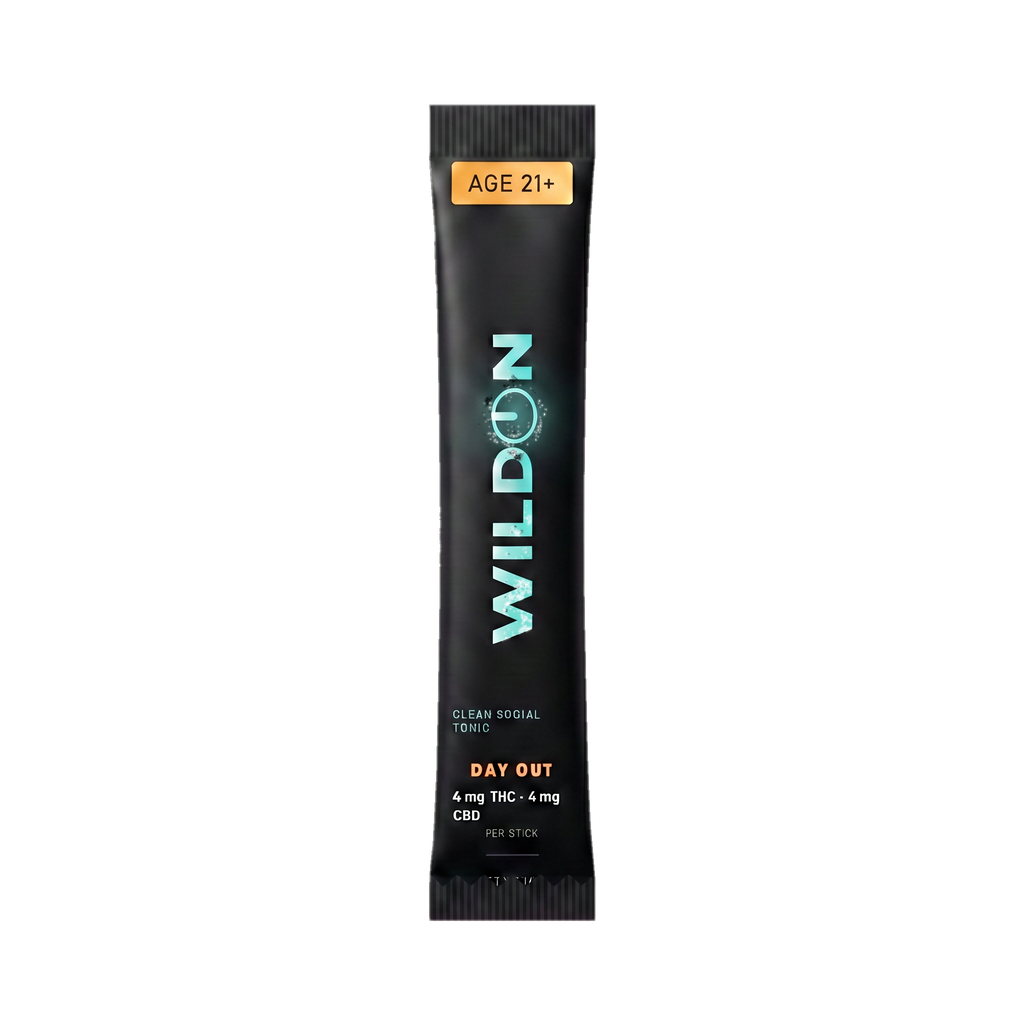 WILD ON Day Out hemp-derived THC and CBD powder stick