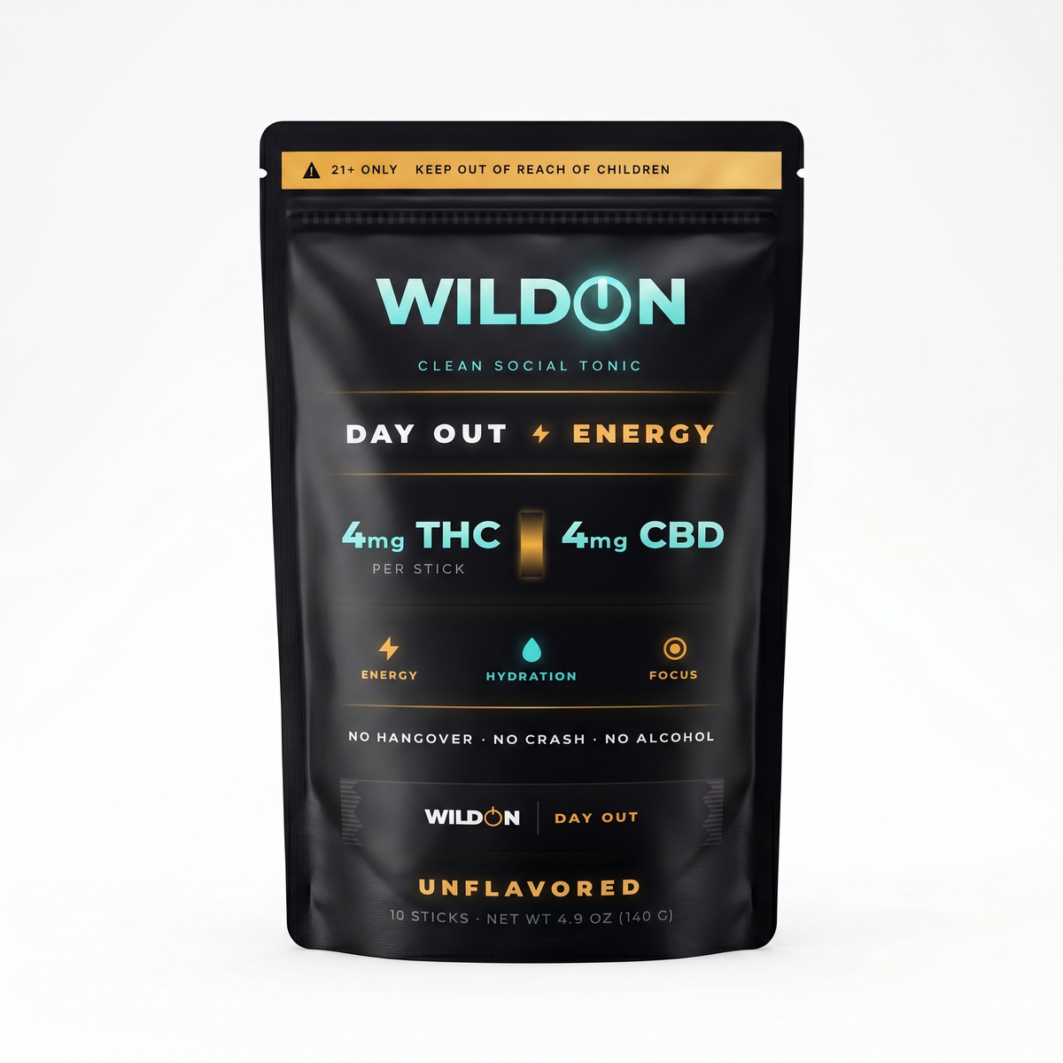 WILD ON Day Out pouch included in the 32-stick bundle